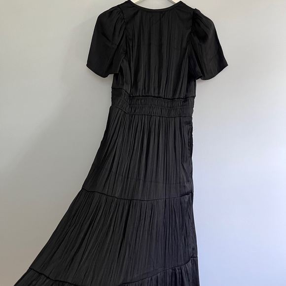 NWT Anthropologie The Somerset Silky Maxi Dress in Black size S - Picture 13 of 16